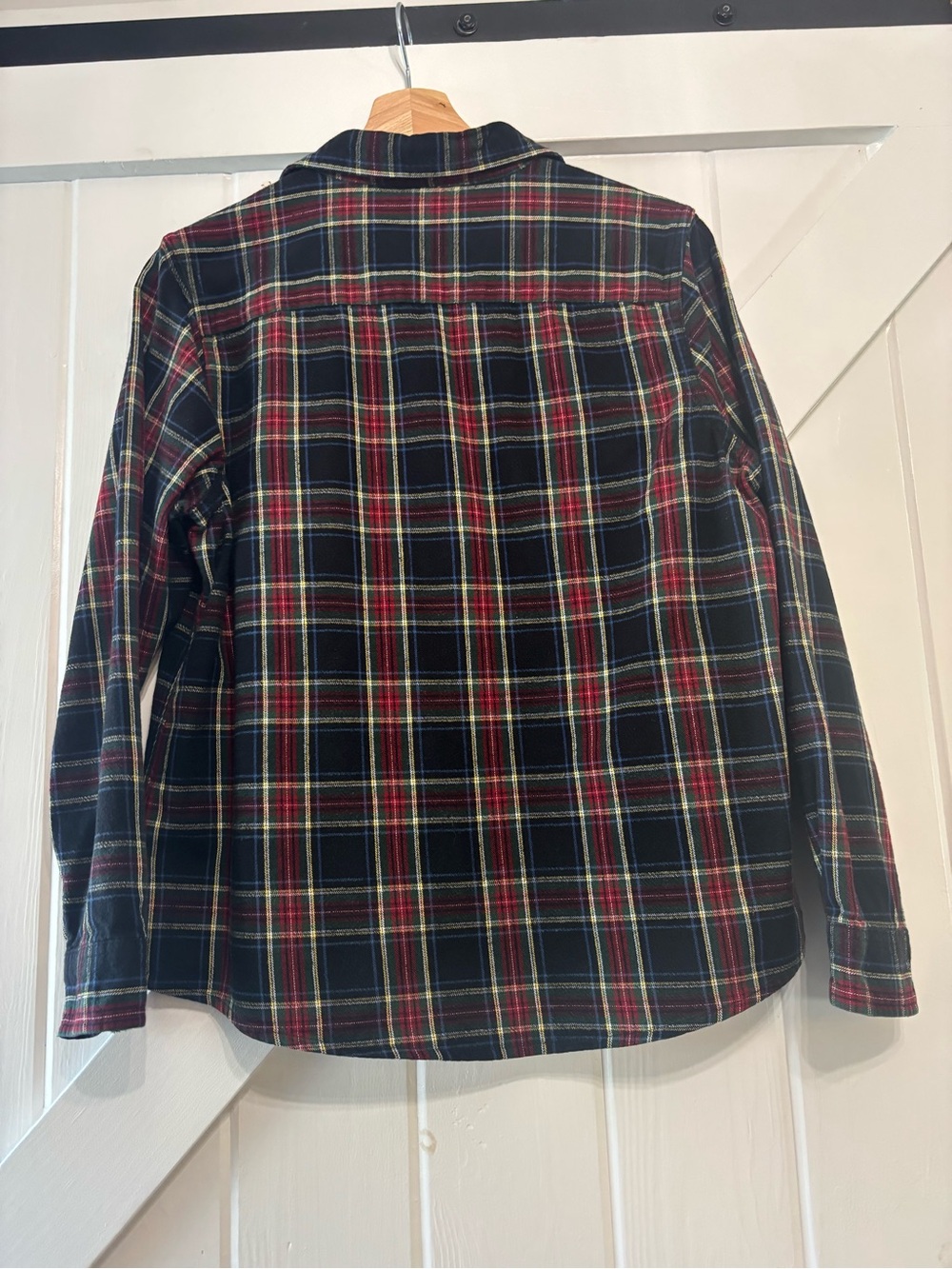 Vintage LL Bean Women’s Scotch Plaid Flannel Shirt Tartan Preppy Heritage SP - Picture 3 of 8